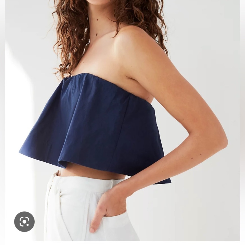White cropped Wilfred blouse